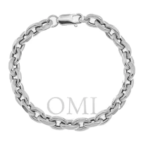 14K GOLD ROLO BELCHER CHAIN BRACELET