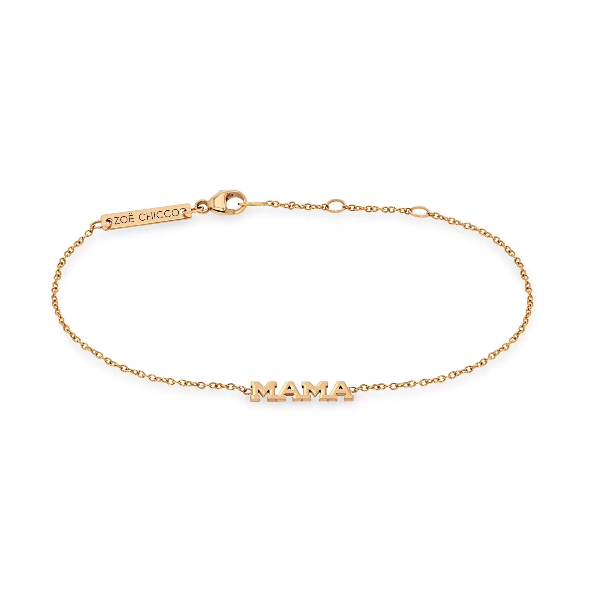 14k Itty Bitty MAMA Bracelet