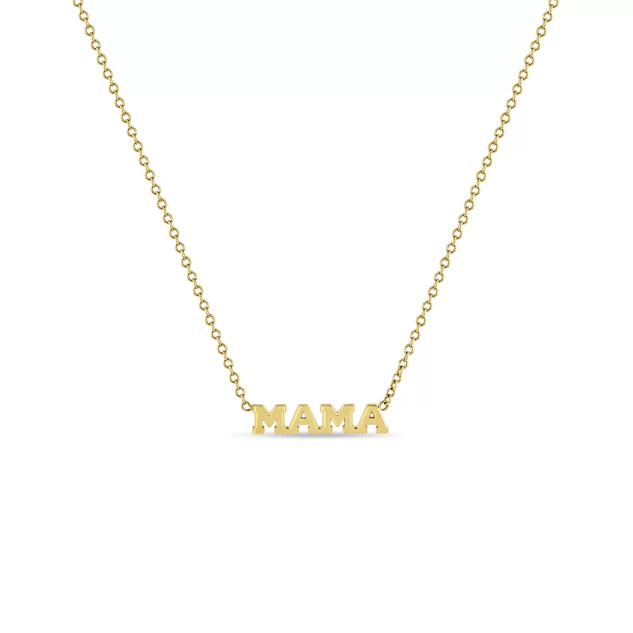 14k Itty Bitty MAMA Necklace