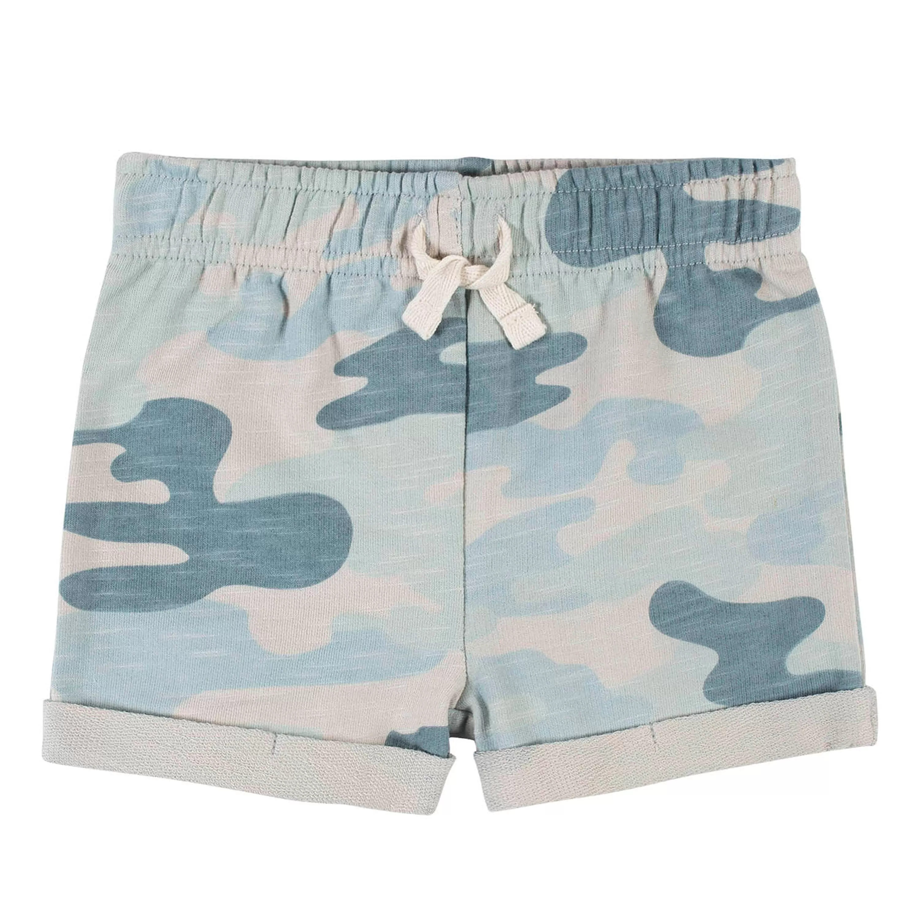 2-Pack Baby Boys Blue Camo Shorts