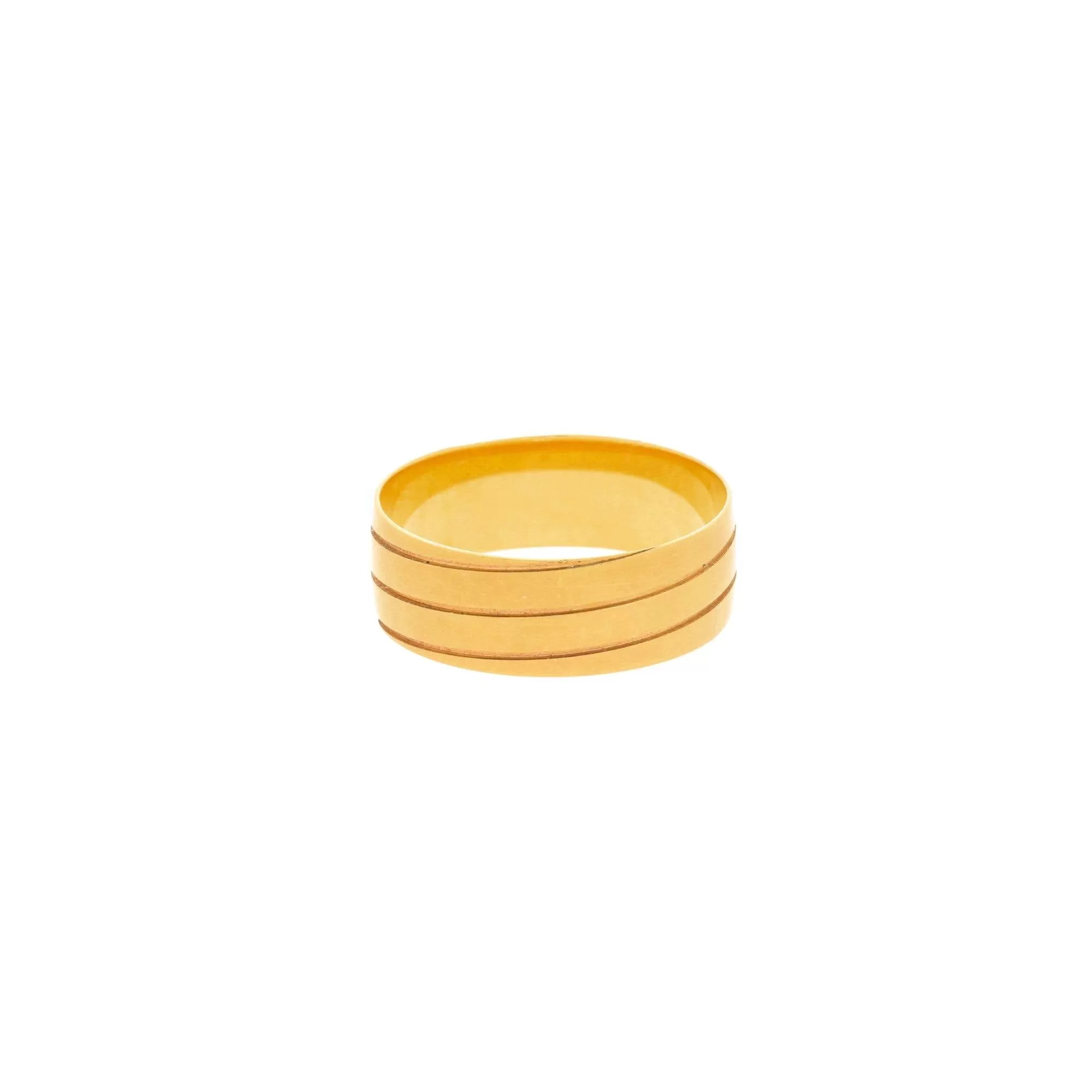 22K Yellow Gold Victory Ring