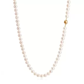 8mm Pearl Long Necklace