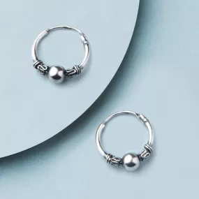 925 Pure Sterling Silver Boho Hoops Earrings For Women