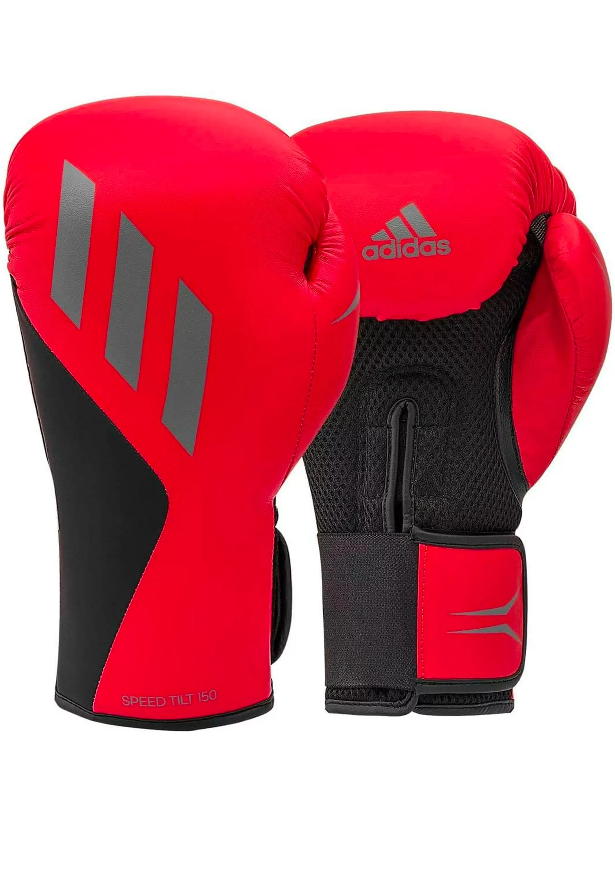 Adidas Speed Tilt 150 Boxing Gloves Red with FREE Adidas Shin Protectors <br> SPD150TG RED