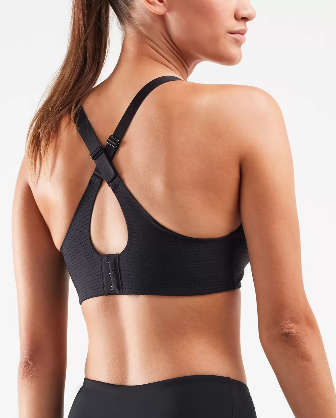 Aero Medium  Impact Bra Black