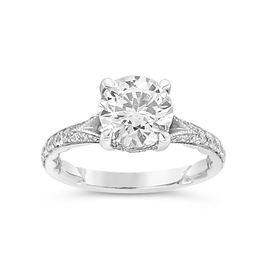 A.Jaffe Engagement Ring Mounting (0.23 ct. tw.)