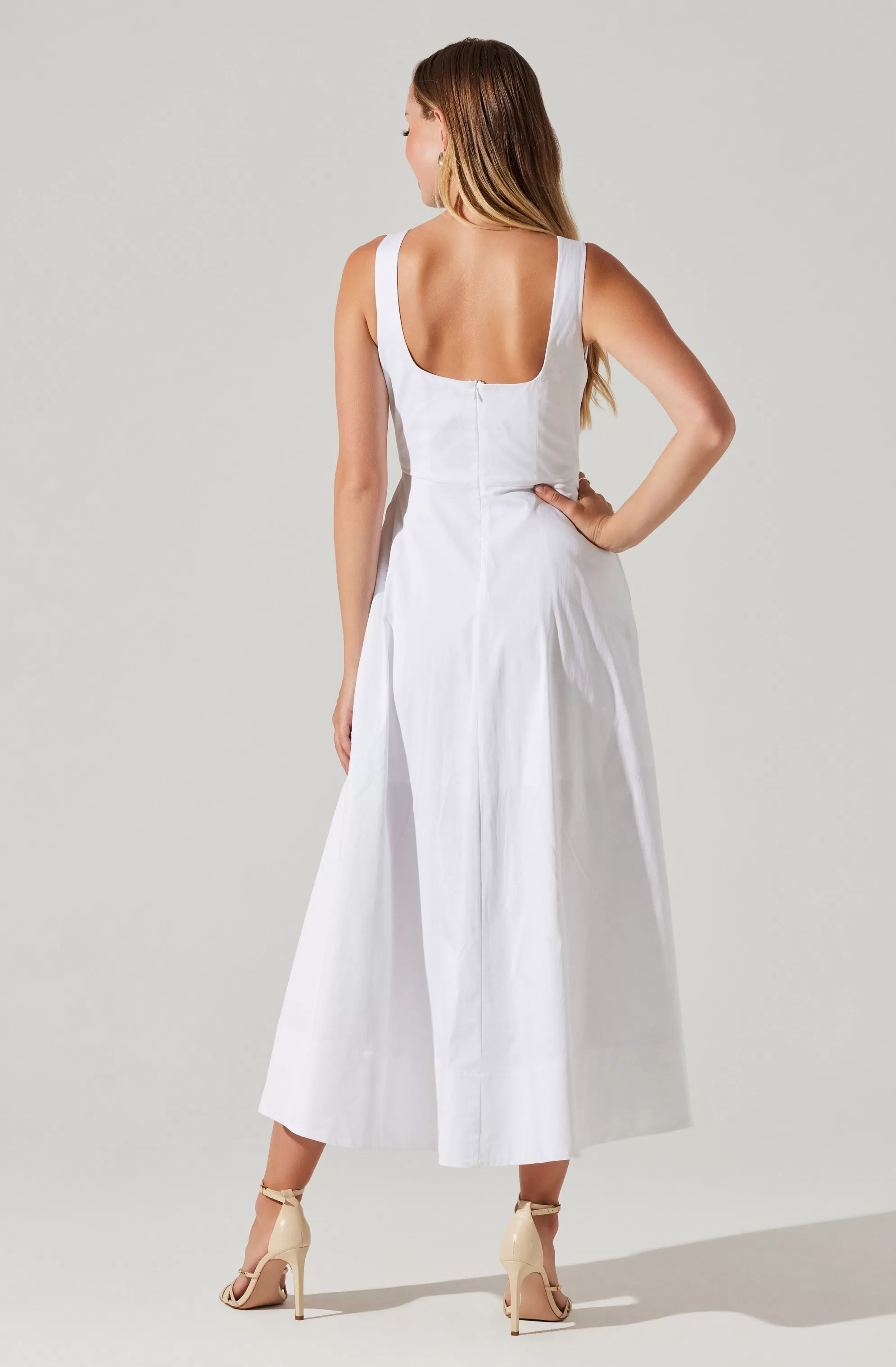 Allora Asymmetrical Midi Dress