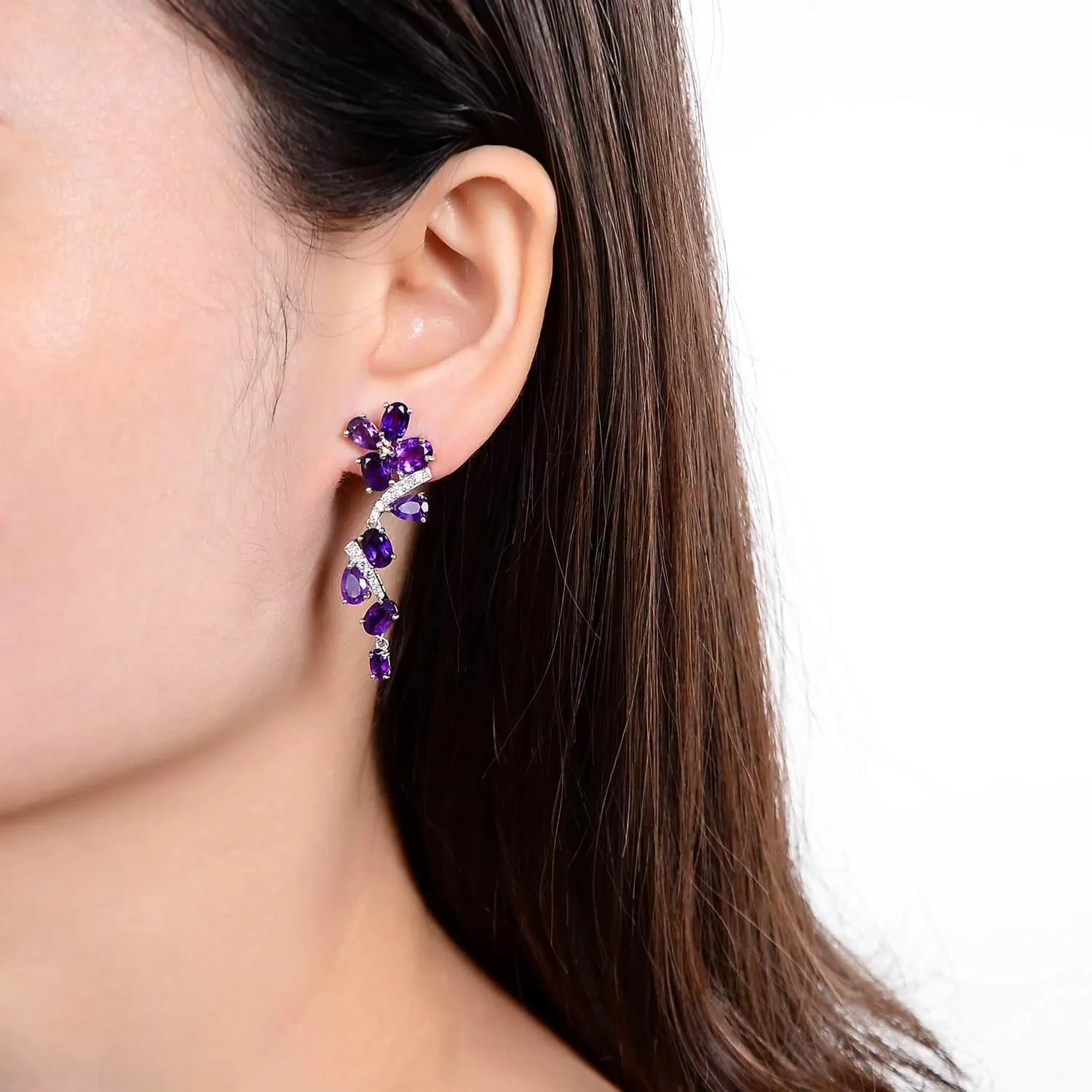 Amethyst Dangling Earrings