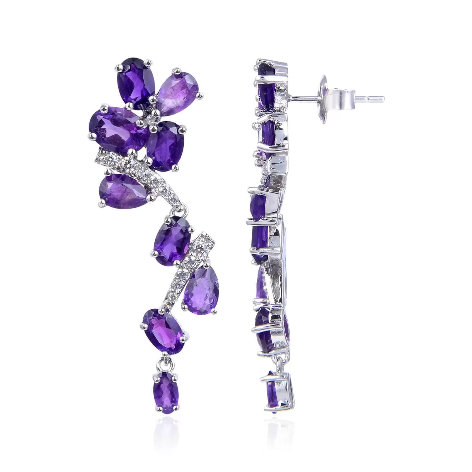 Amethyst Dangling Earrings