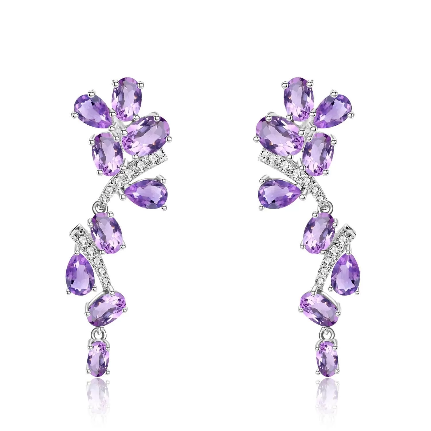 Amethyst Dangling Earrings