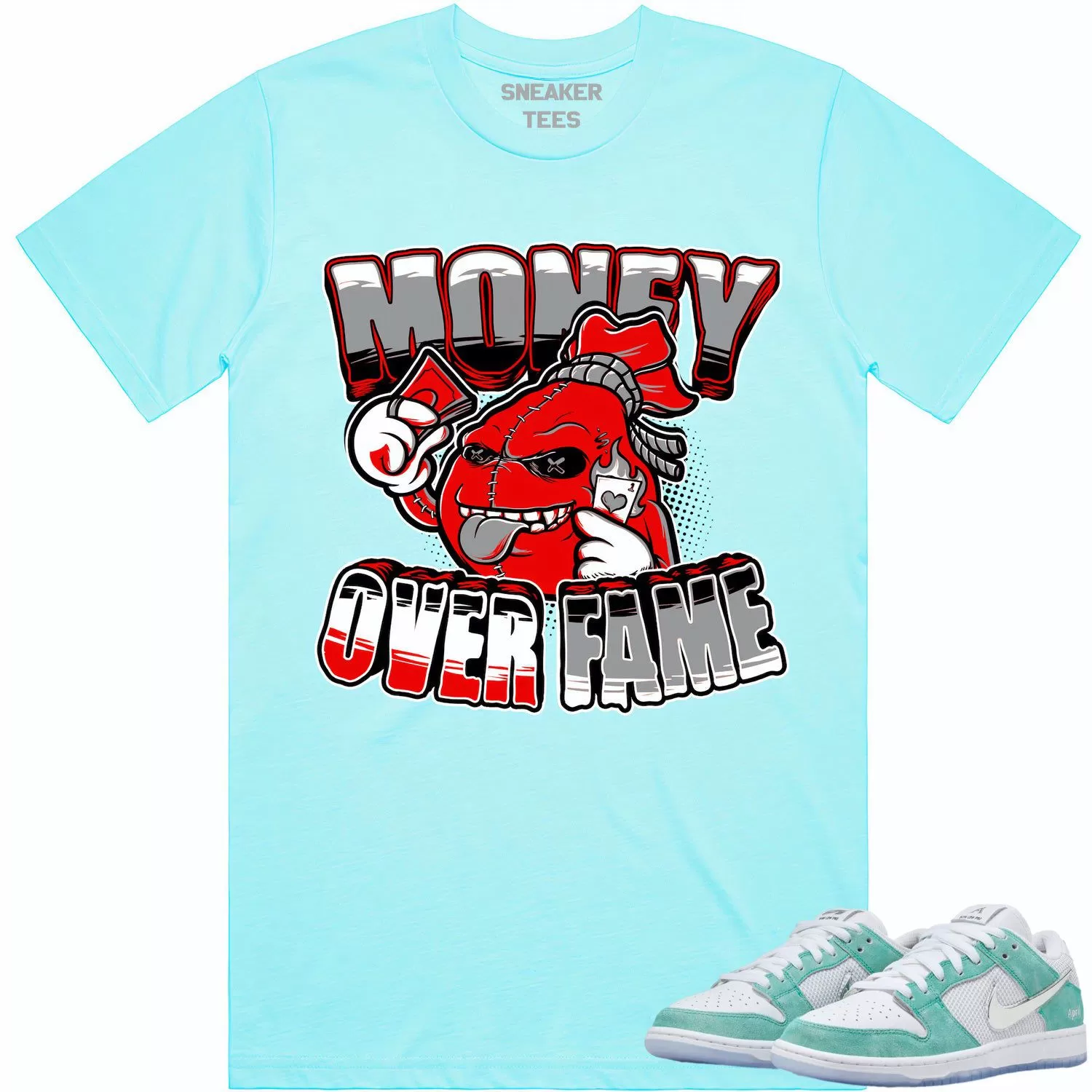 April Dunks Shirt to Match - RED MOF