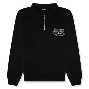 Azat Mard Eternal Freedom Black Quarter Zip Sweatshirt