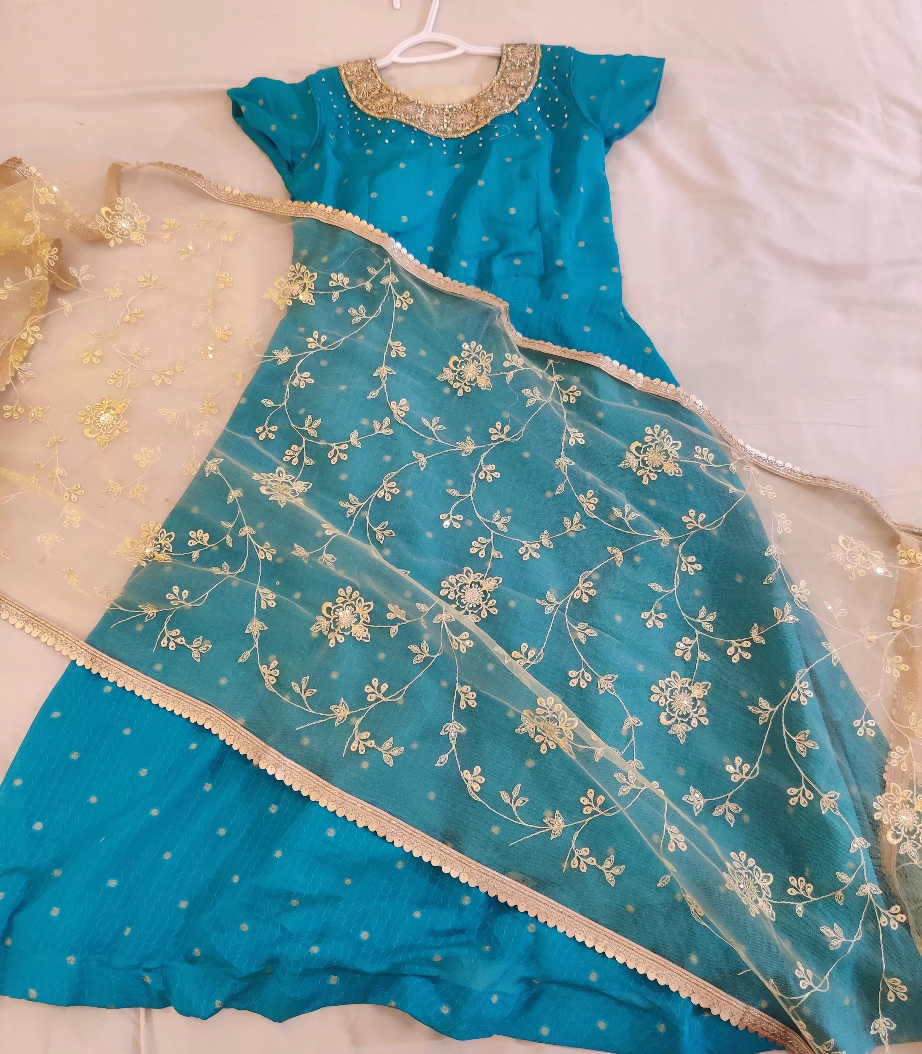 Beautiful Blue Color Salwar Suit with Embroidery And Stone Work For Women