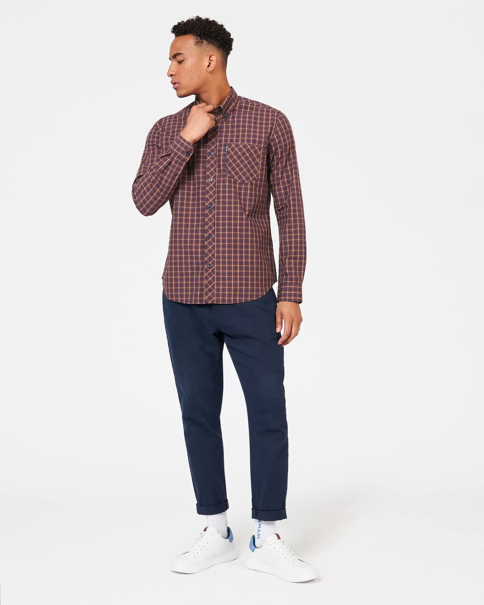 Ben Sherman Mens Shirt Long Sleeved 'Signature House Check'