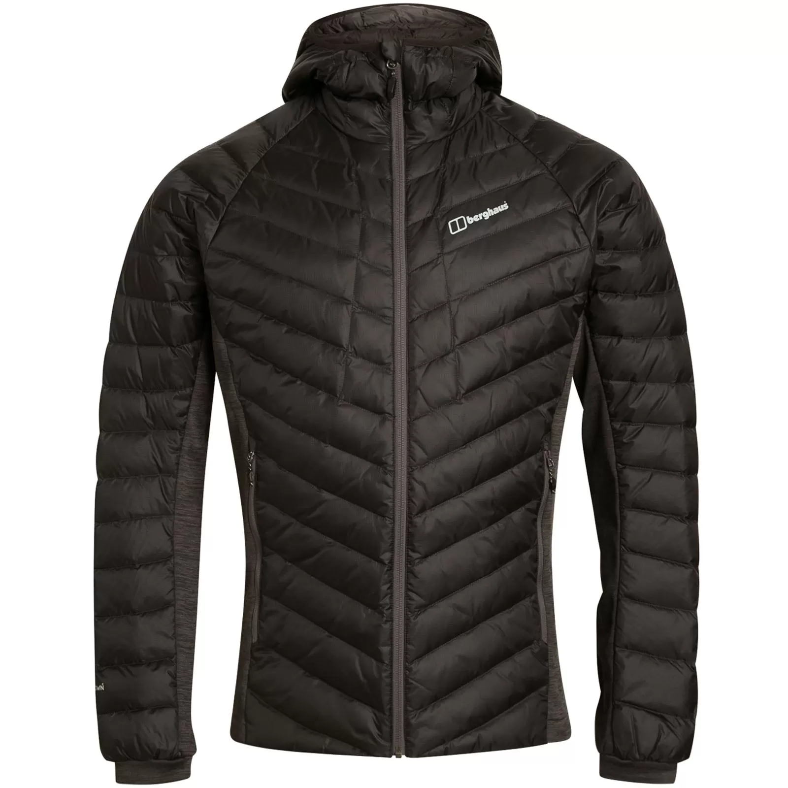 Berghaus Mens Tephra Hooded Padded Down Jacket - Black