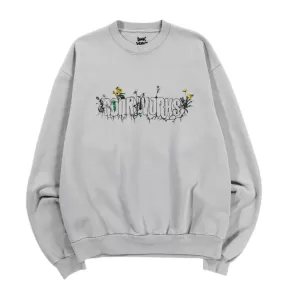 BOOK WORKS GARDEN CREWNECK SWEATSHIRT SAGE