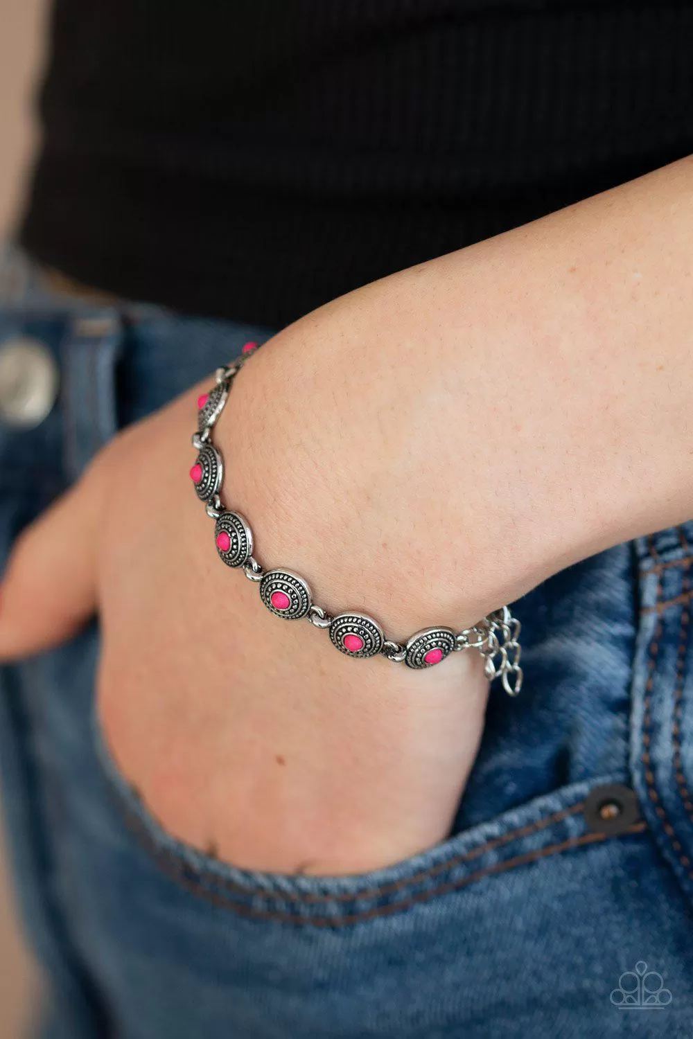 Cactus Paradise Pink Bracelet - Paparazzi Accessories