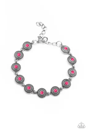 Cactus Paradise Pink Bracelet - Paparazzi Accessories