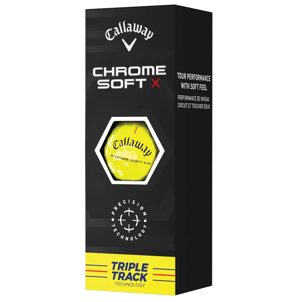 Callaway Chrome Soft X Triple Track Golf Balls '22 - Dozen