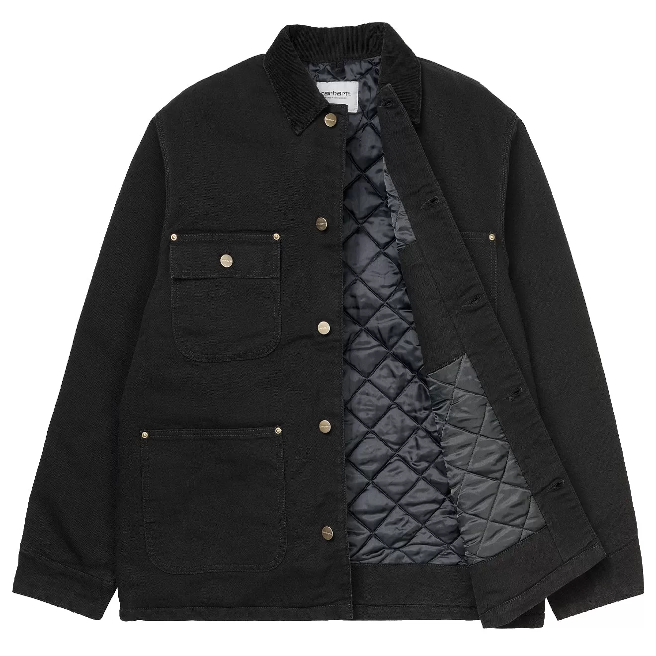 Carhartt WIP OG Chore Coat Black / Black Aged Canvas