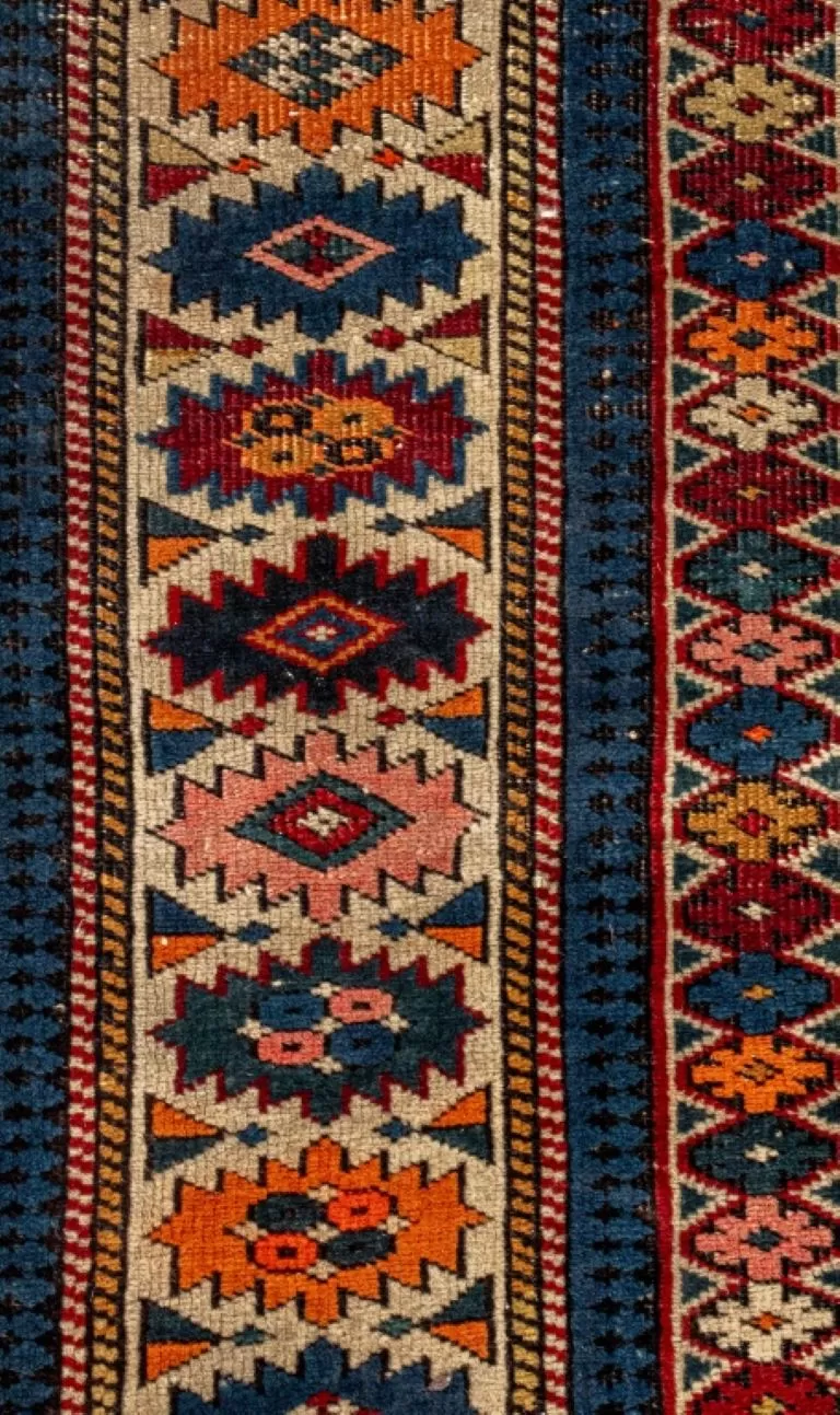 Caucasian Kazak Rug 5' x 3.75'