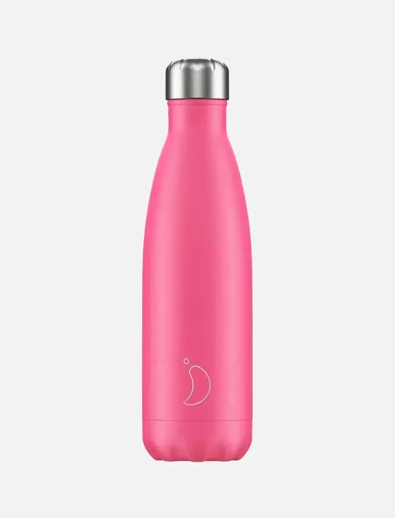 Chillys 500ml Water Bottle Neon Pink