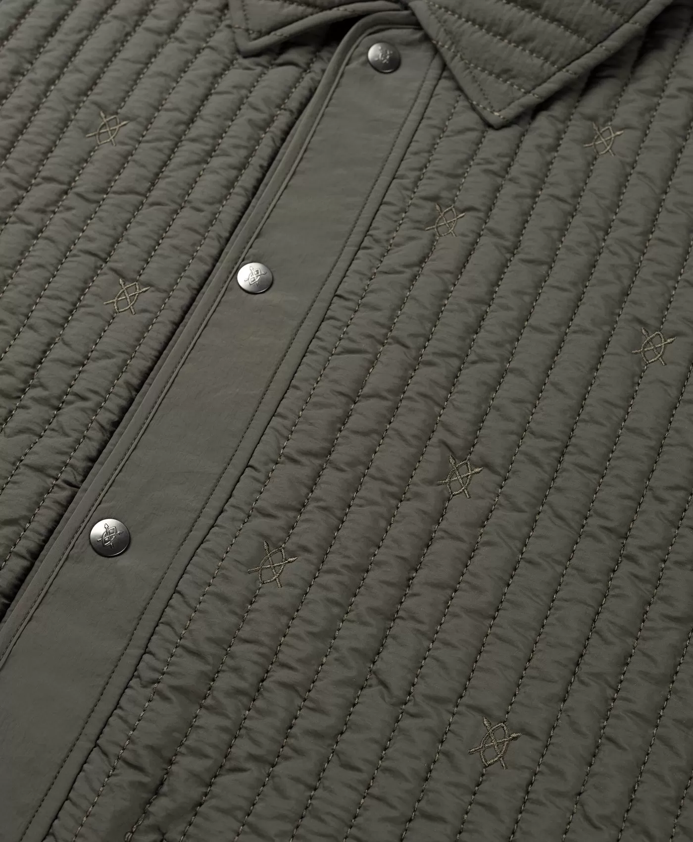 Chimera Grey Zyer Quilted Relaxed Jacket