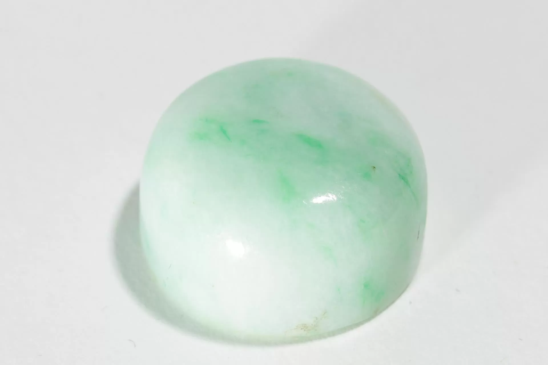 Chinese Jade Amulet in Dome Shape