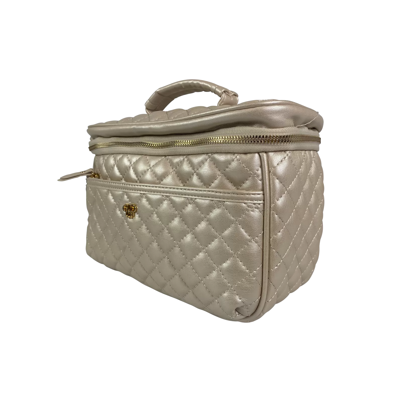 Classic Train Case - Pearl Quilted