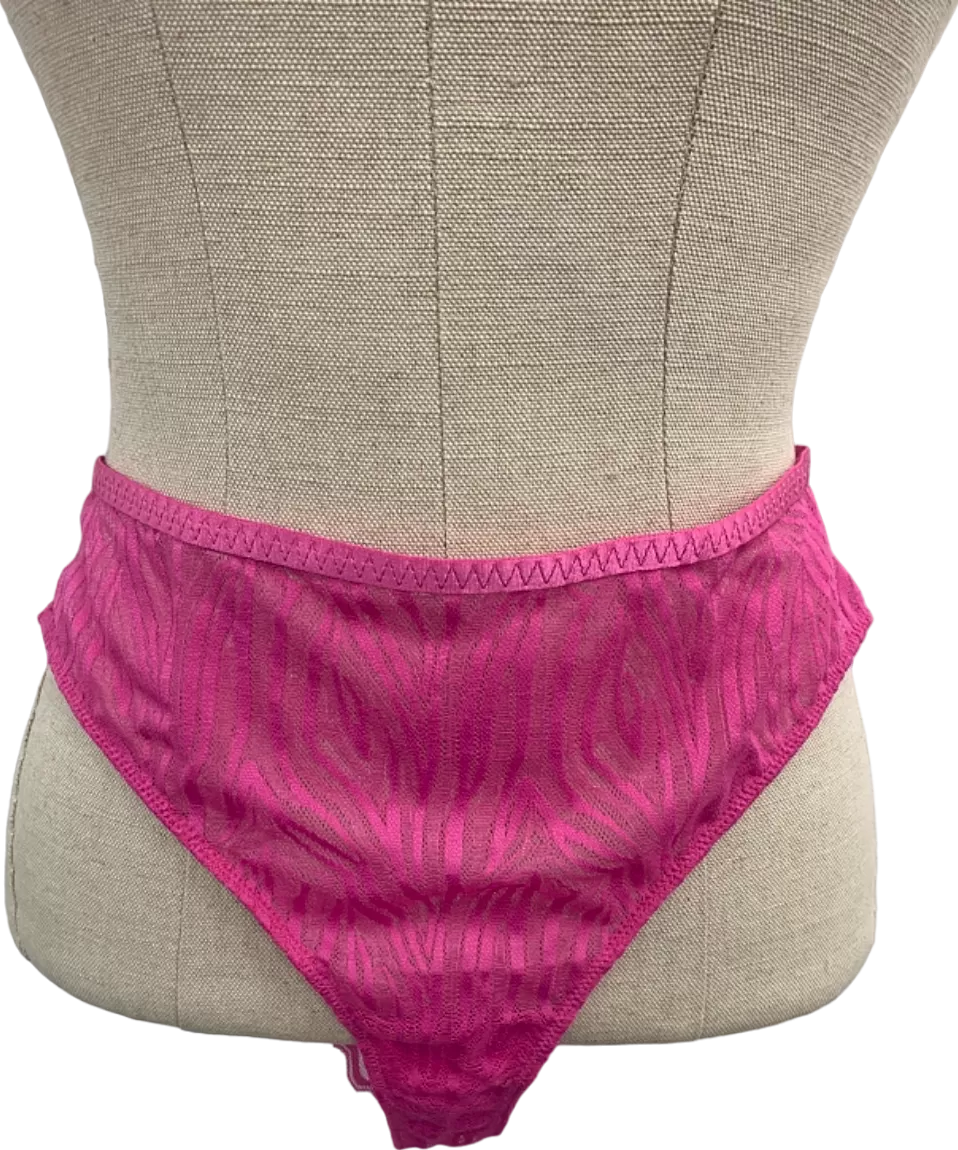 Curvy Kate Bright Pink Brazilian Briefs UK 10