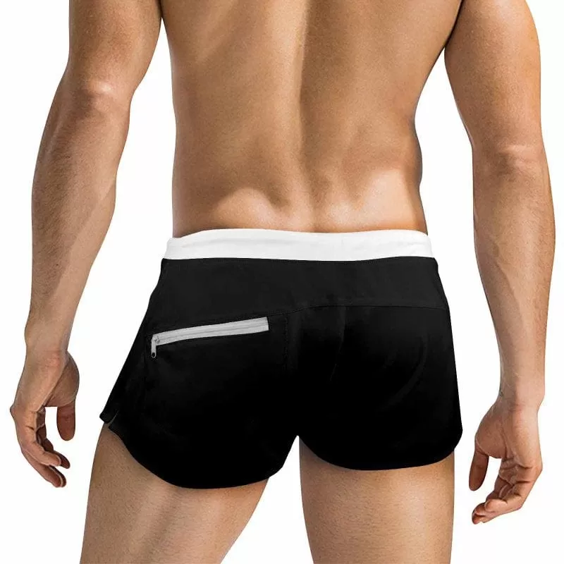 Custom Photo Unlimited Rides for Men's Short-leg Sport Shorts with Zipper Pockets Bodybuilding Short