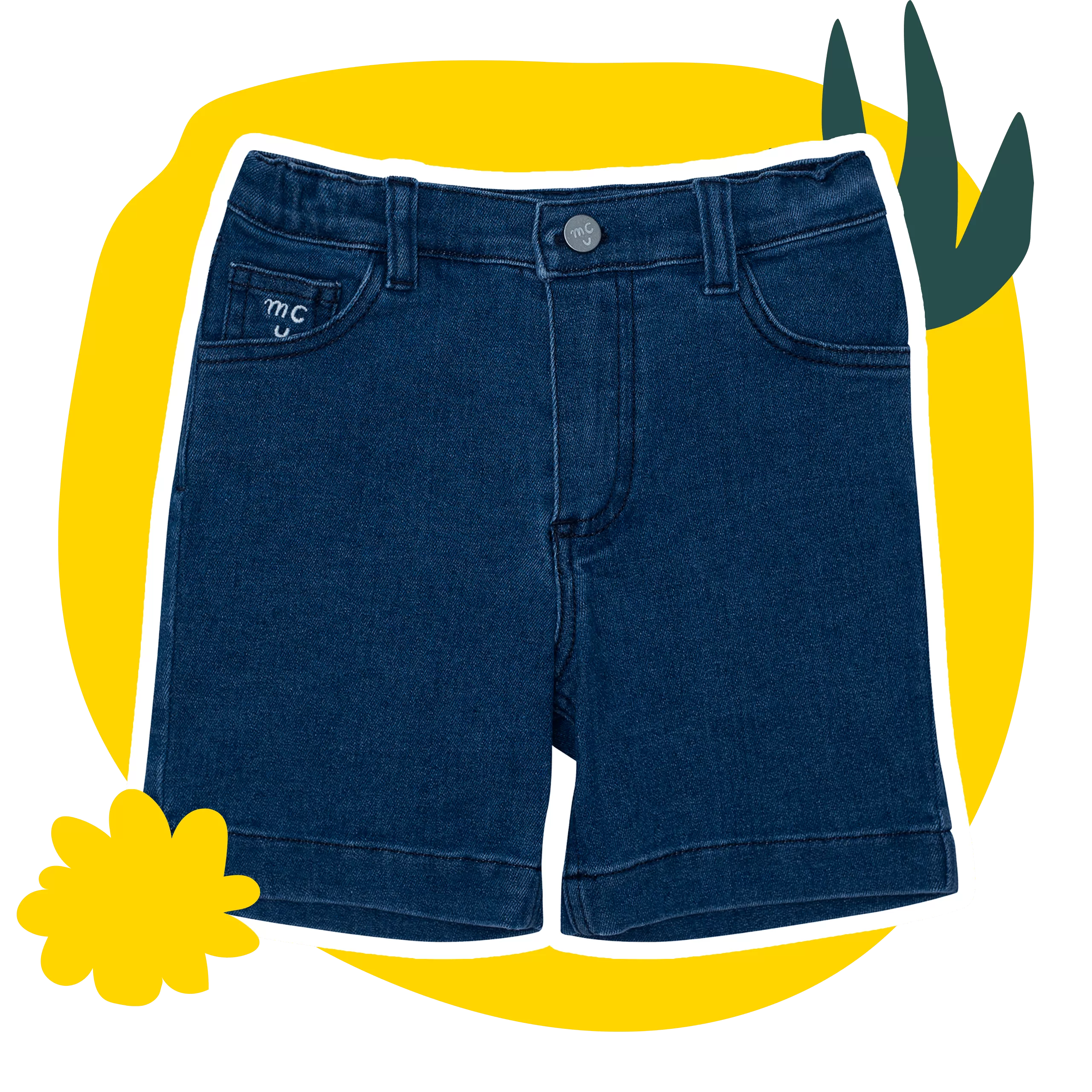 Denim Boy Shorts