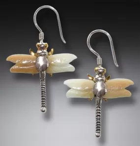 Dragonfly earrings Fossil Walrus