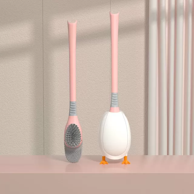 Duck Shape Silicone Toilet Brush