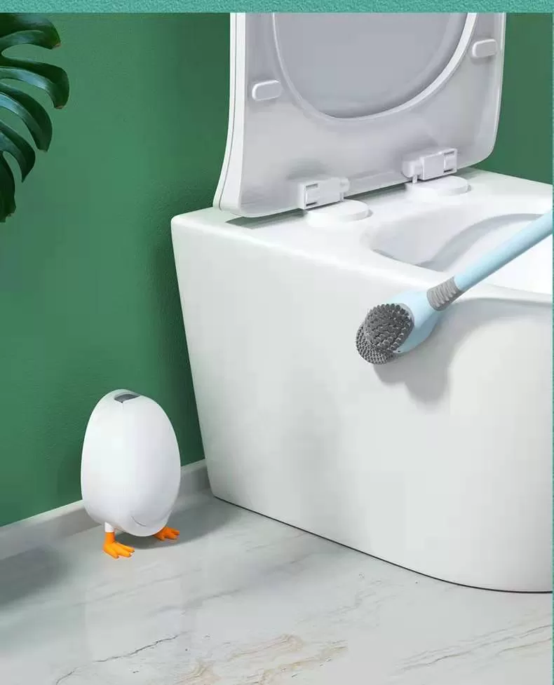 Duck Shape Silicone Toilet Brush