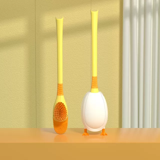 Duck Shape Silicone Toilet Brush