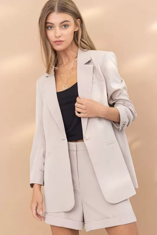 Effortlessly Chic Blazer Short Set