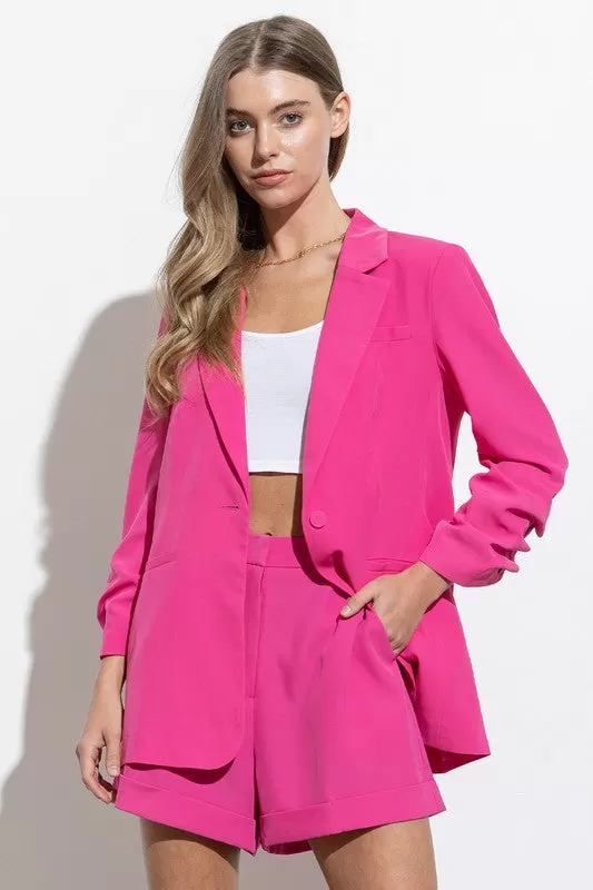 Effortlessly Chic Blazer Short Set