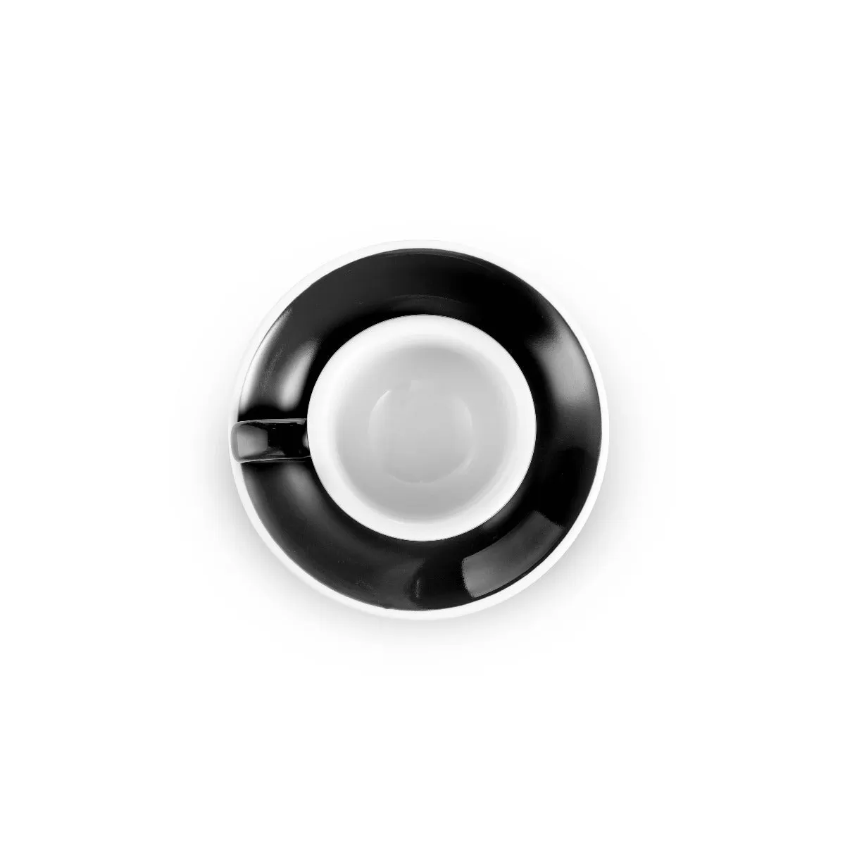 Egg Style Espresso Cup & Saucer (2.7oz/80ml) - Set of 2