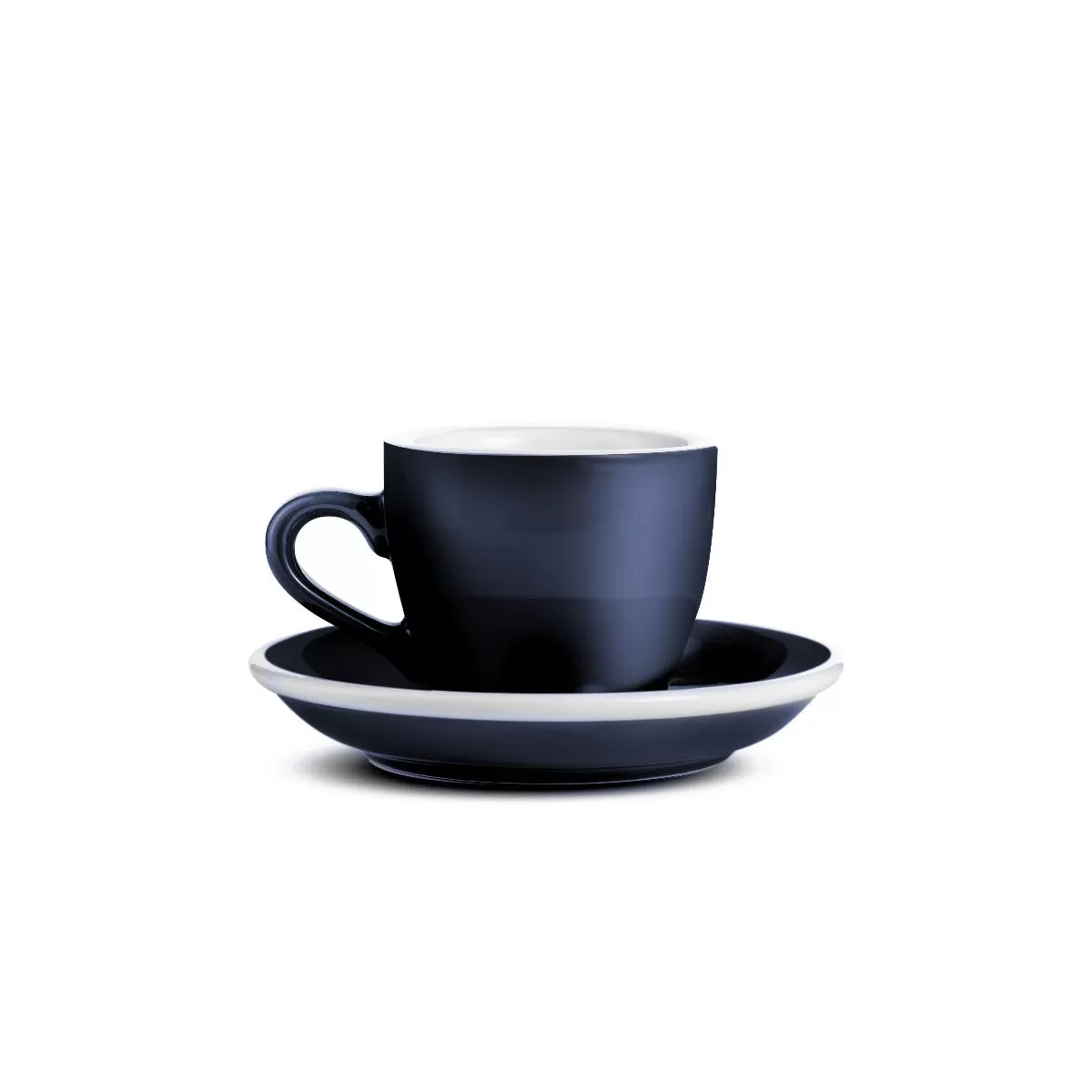 Egg Style Espresso Cup & Saucer (2.7oz/80ml) - Set of 2