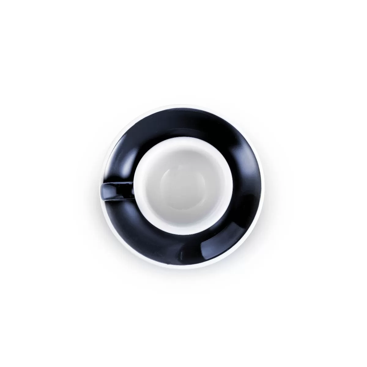 Egg Style Espresso Cup & Saucer (2.7oz/80ml) - Set of 2