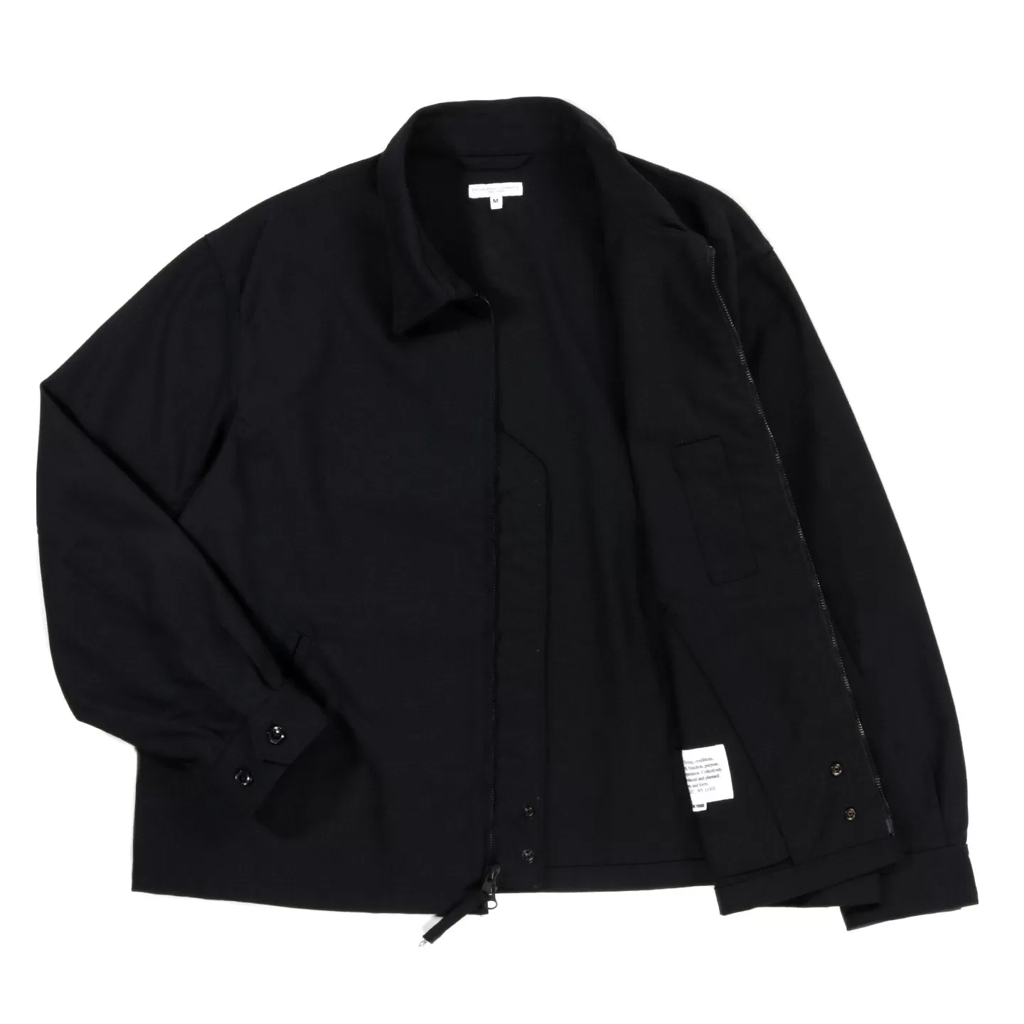 ENGINEERED GARMENTS CLAIGTON JACKET DK NAVY PC HOPSACK