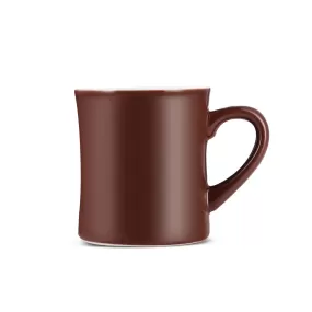 Espresso Parts Porcelain Diner Mug - Brown (10oz/305ml)