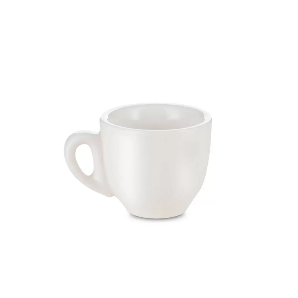 Espresso Parts Porcelain Espresso Cup & Saucer - White (2oz/70ml)