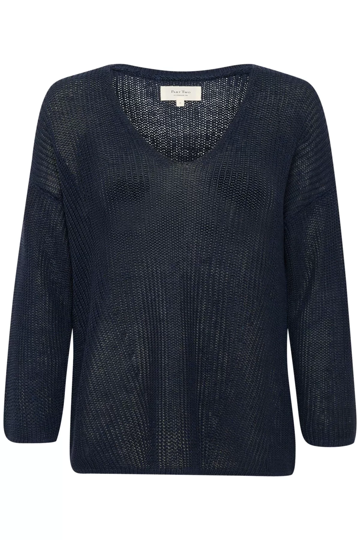 ETRONA LINEN SWEATER (DARK NAVY) - PART TWO