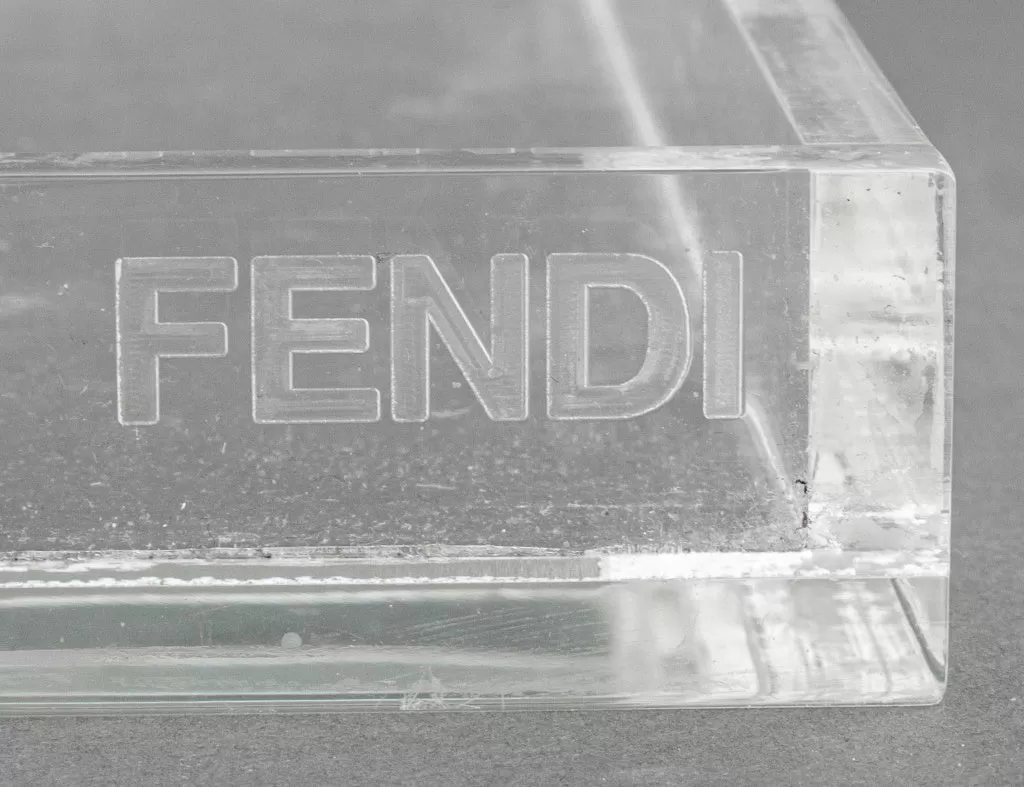 Fendi Lucite Trays, 2