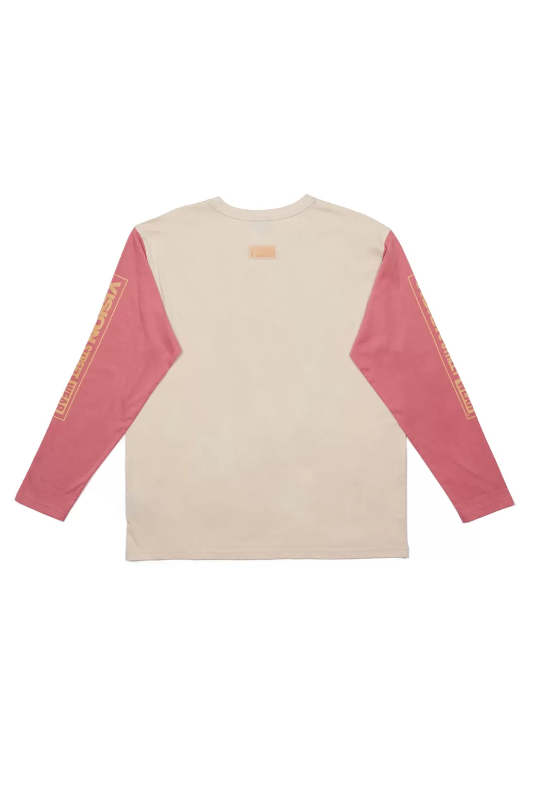 Fisheye Large Logo Print T-Shirt - Bone/Dusty Rose