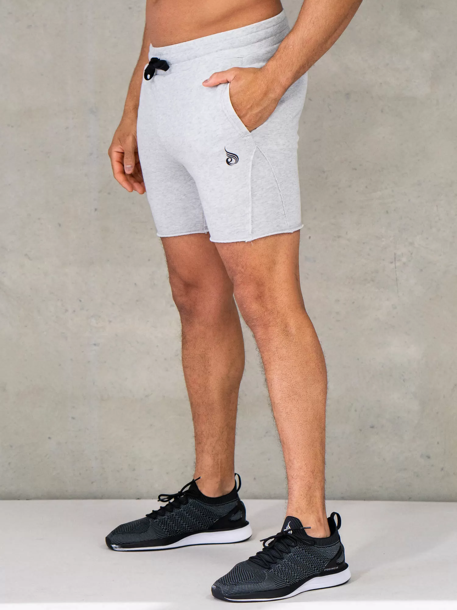 Force 6 Track Short - Chalk Grey Marl