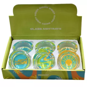 Giddy Scooby Glass Ash Tray