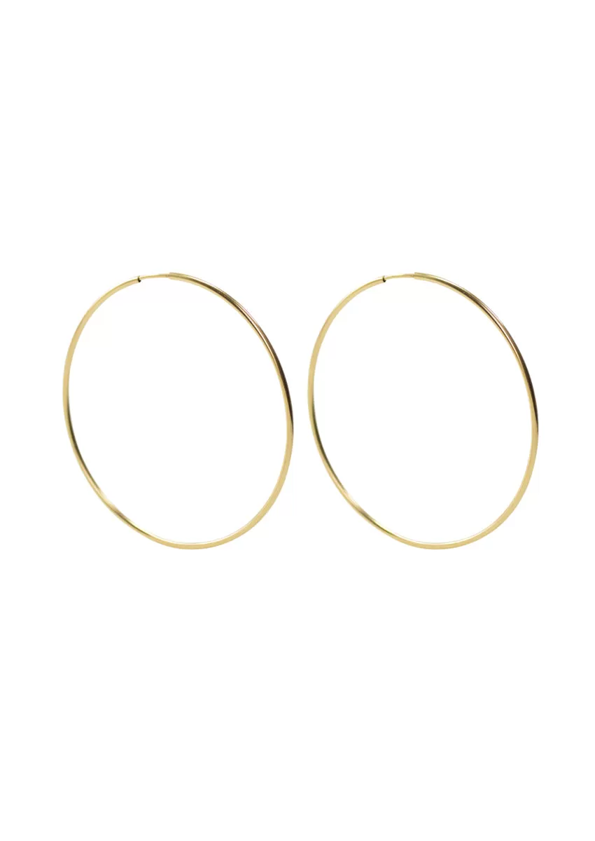 Gwen Gold Medium Hoop Earrings *As Seen On Candace Cameron Bure & Hallmark Channel*